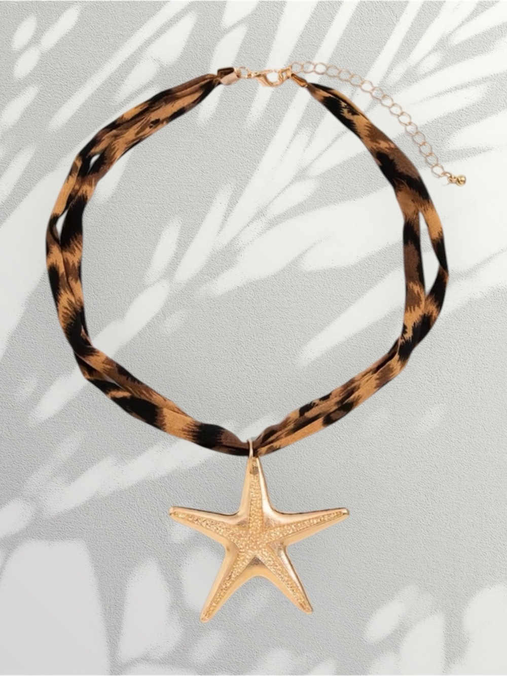 Leopard Star Choker Necklace